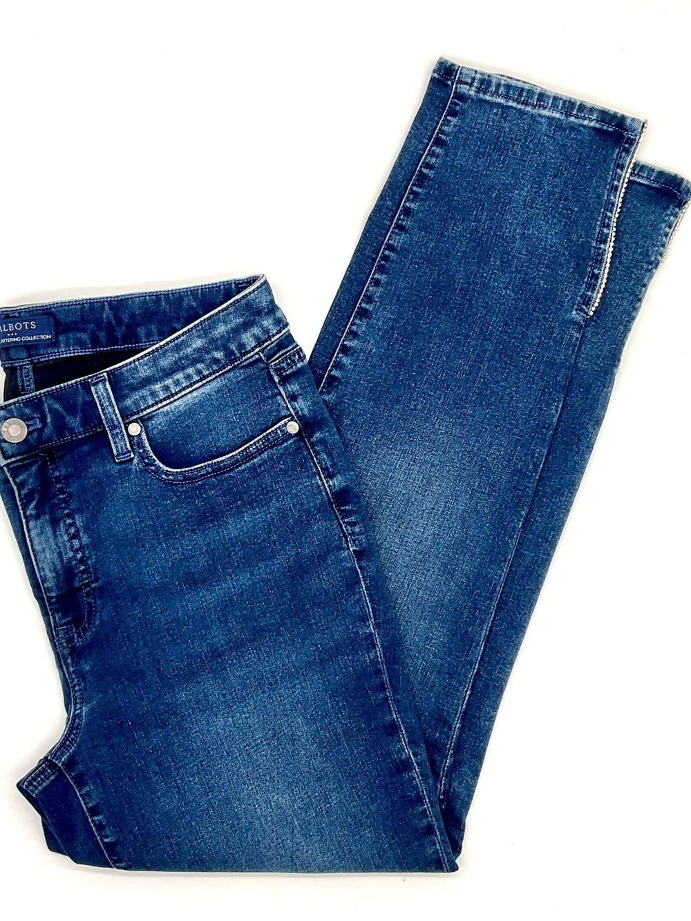 Talbots Indigo Simply Flattering Stretch Ankle Jeans